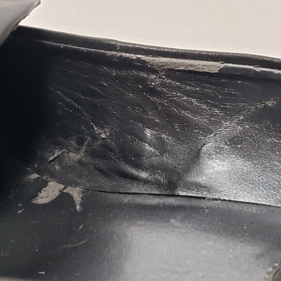 Etienne Aigner Womens Penny Shoes Heels Size 10 Preppy Block Heels VTG - Picture 9 of 10